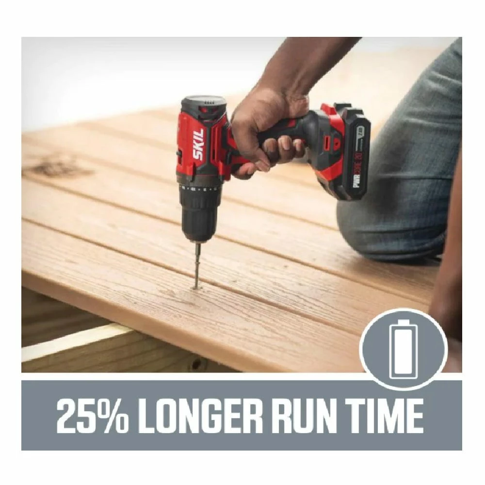 Skil PWRCORE 20-Volt Lithium-Ion Cordless 1/2" Drill Driver Kit - DL527502 - Drills & Drivers - Image 6