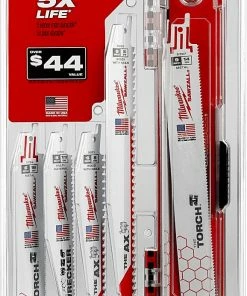 Milwaukee Sawzall Demolition Wood and Metal Cutting Bi-Metal Reciprocating Blade Set (12 Piece) - 49-22-1129 - Sawzall Blades