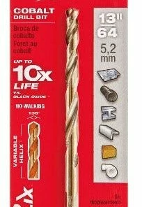 Milwaukee 13/64" Cobalt Red Helix Drill Bit - 48-89-2310 - Drill Bits