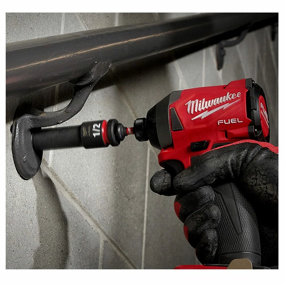 Milwaukee® Shockwave™ 1/4" Hex To 1/2" Square Socket Adapter - 48-32-5034 - Power Tool Accessories - Image 3