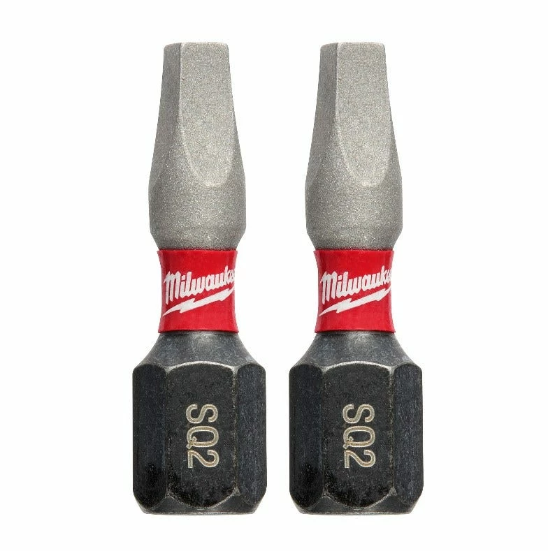 Milwaukee Shockwave Impact Square Recess -2 Insert Bits 48-32-4422 - Replacement Parts & Accessories - Image 2