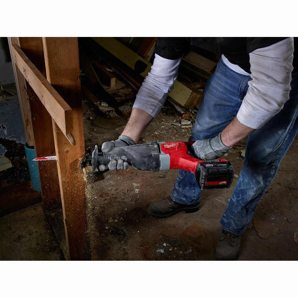 Milwaukee M18 18-Volt Lithium-Ion Cordless Sawzall Reciprocating Saw, Tool Only - 2621-20 - Other - Image 3
