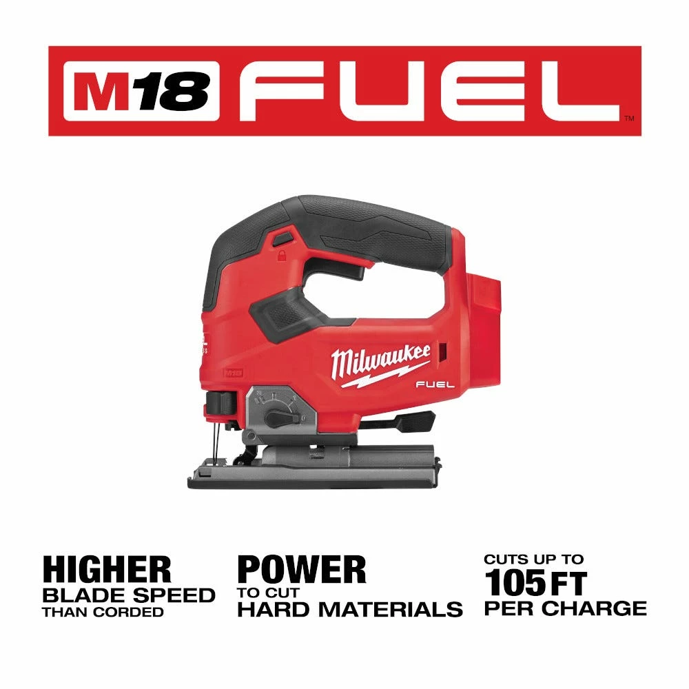 Milwaukee M18 Fuel 18-Volt Lithium-Ion Brushless/Cordless Jig Saw, Bare Tool - 2737-20 - Jigsaws - Image 17