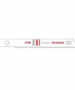 Milwaukee 2-3/4 Inch 24 TPI Bi-Metal Jig Saw Blades 5 Pack 48-42-2160