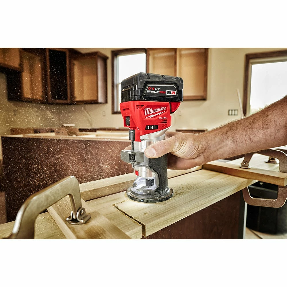 Milwaukee M18 FUELâ„¢ 18-Volt Lithium-Ion Brushless Cordless Compact Router, Tool Only - 2723-20 - Other - Image 2