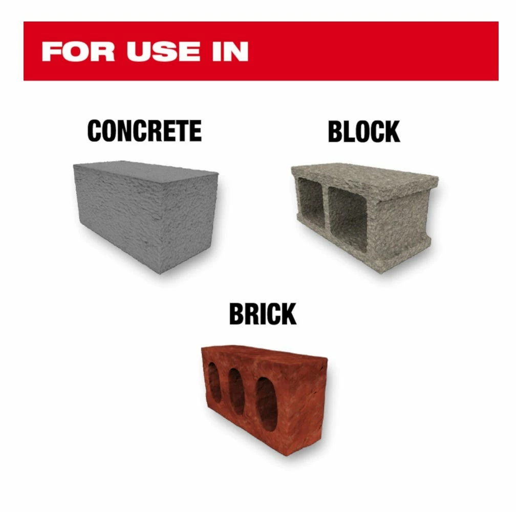 Milwaukee® 3/4" x 10" x 12" Carbide Hammer Drill Bit - 48-20-9046 - Power Tool Accessories - Image 4