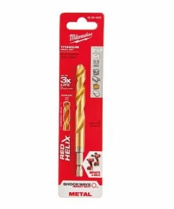 Milwaukee Shockwave 25/64" Titanium Drill Bit - 48-89-4622 - Drill Bits