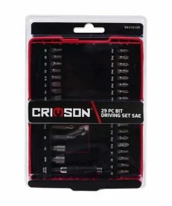 Crimson Force 29 Piece Bit Driving Set SAE - 11760099 - Nut Drivers