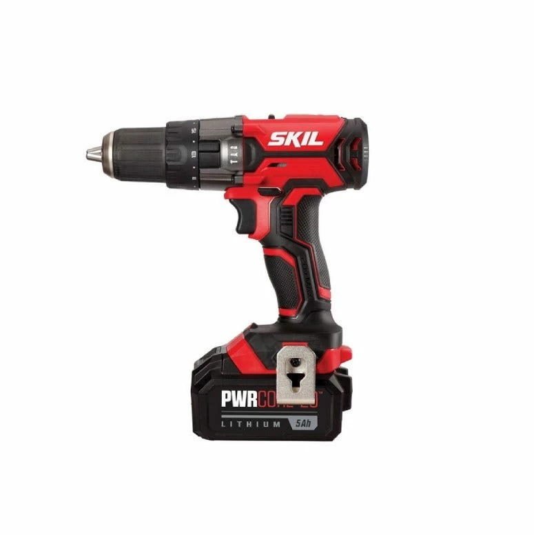Skil 20V 1/2" Hammer Drill Kit With PWR CORE 20™ 5.0AH Lithium Battery HD527803 - Combo Kits - Image 2