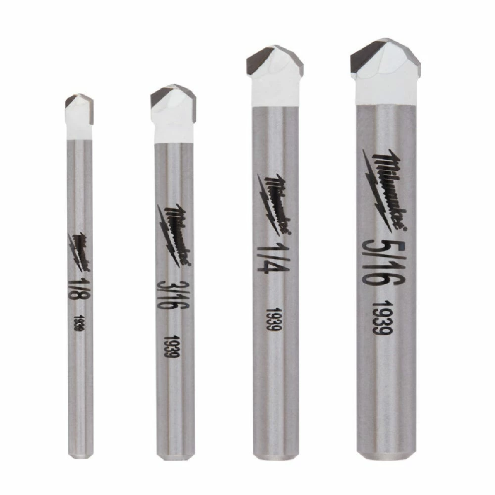 Milwaukee Natural Stone Bit Set, 4-Piece Set - 48-20-8998 - Power Tool Accessories