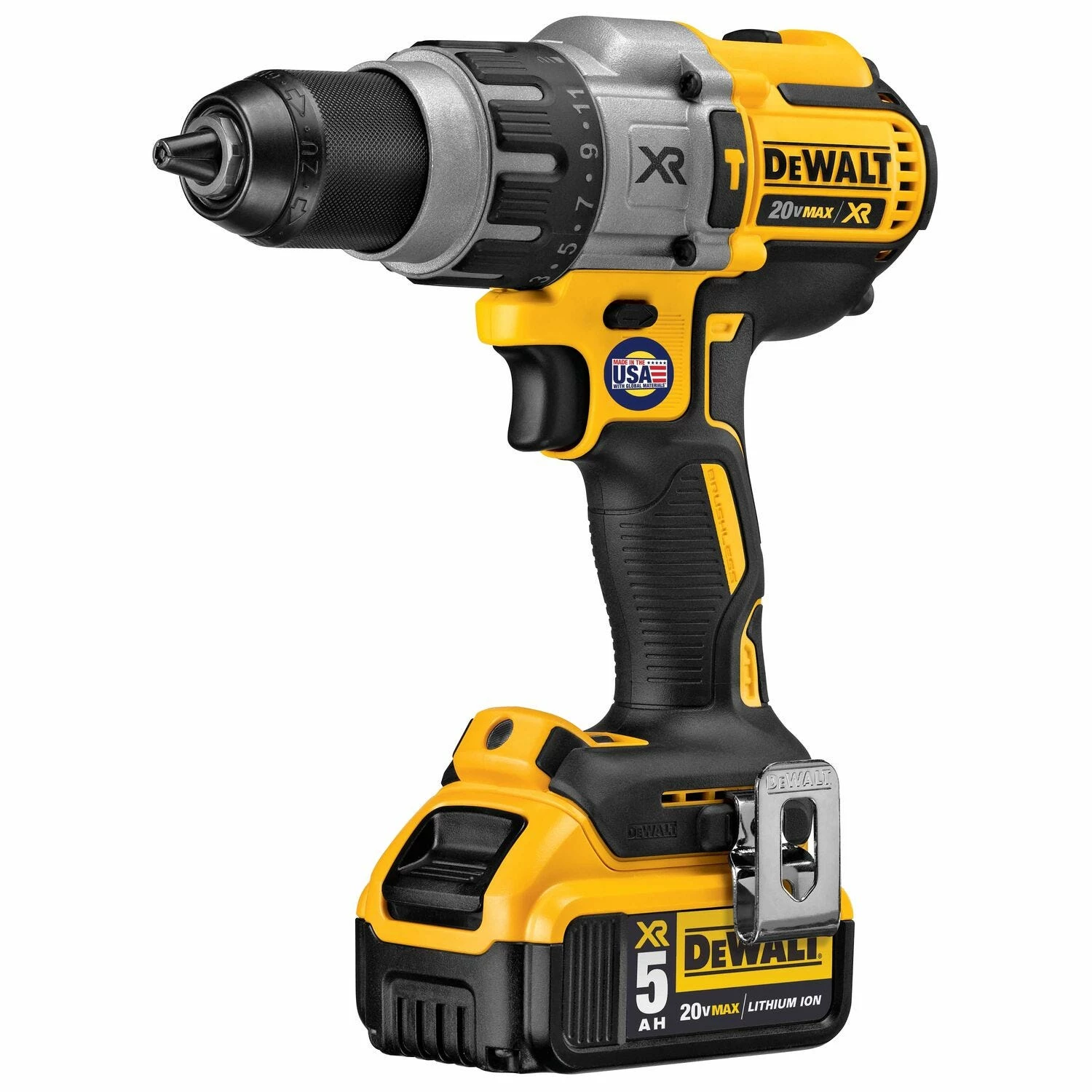 DeWalt 20V MAX* XR® 3-Speed 1/2" Hammerdrill/Driver Kit 5.0AH DCD996P2 - Drills & Drivers - Image 4