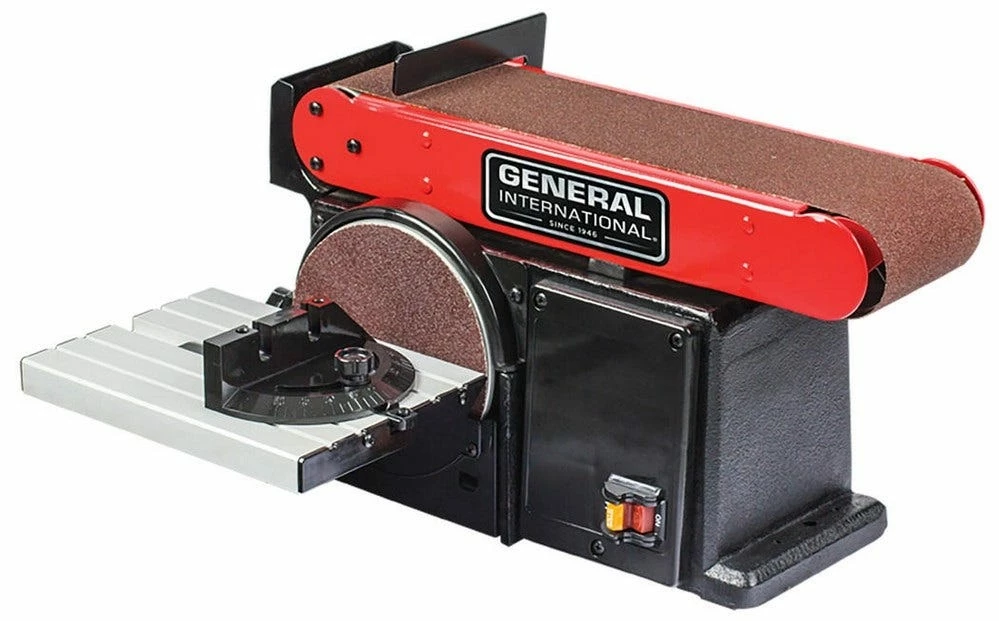General International 4A 2-in-1 Belt and Disc Sander - RBDS46A - Sanders