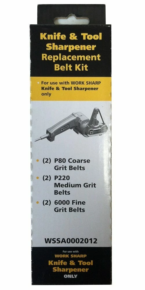 Work Sharp Outdoor Assorted Replacement Coarse/Medium/Fine Grit Abrasive Belt Kit - Benchtop Accessories - Image 3