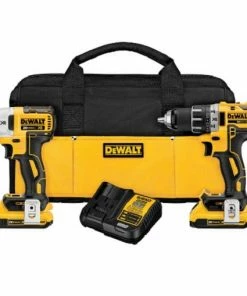 DeWalt 20V MAX* XR® Brushless, Cordless, Compact Drill/Driver and Impact Driver Combo Kit with Soft Case DCK283D2 - Combo Kits