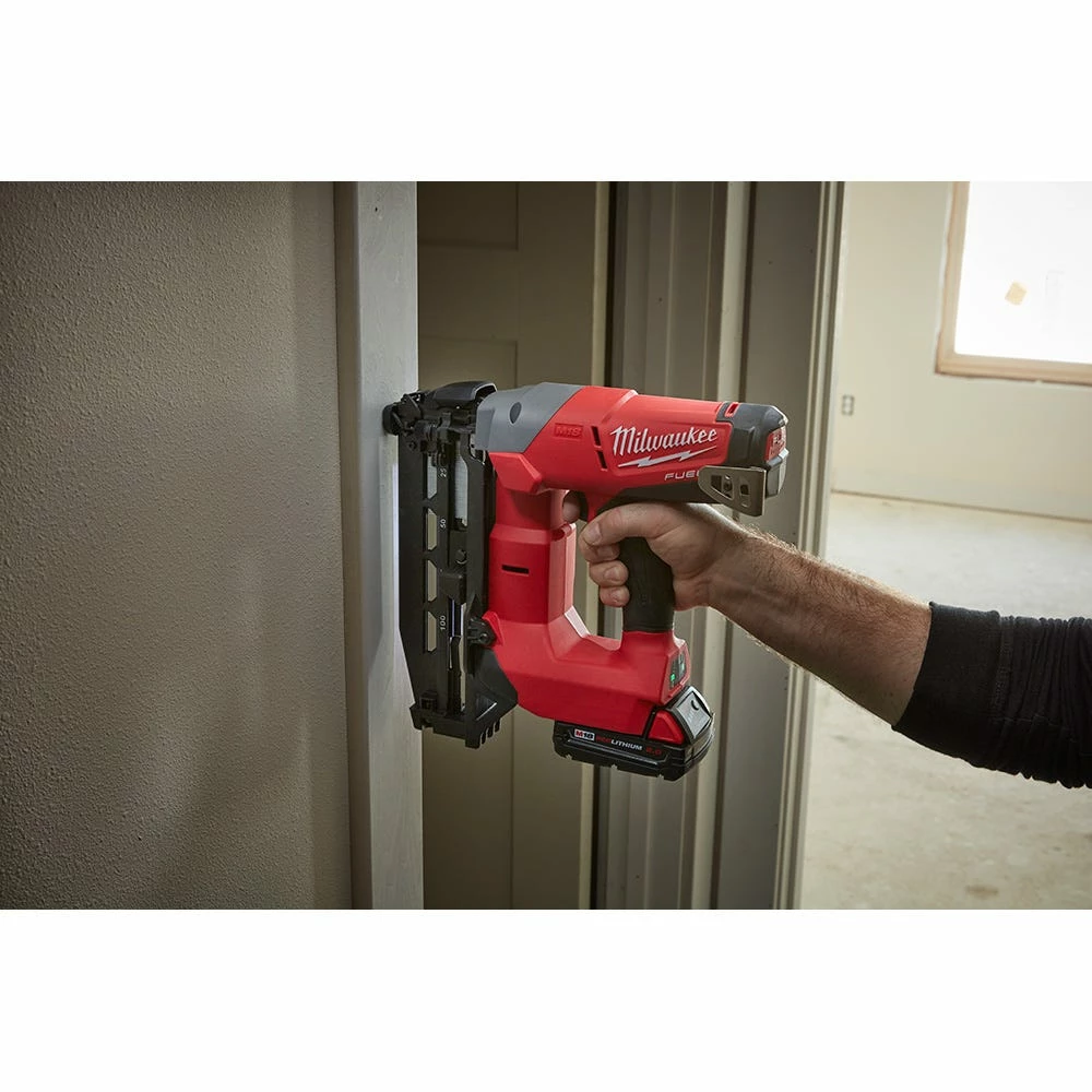 Milwaukee M18 FUEL 18-Volt Lithium-Ion Brushless Cordless 16-Gauge Straight Finish Nailer, Bare Tool Only - 2741-20 - Nailers - Image 7