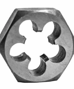Century Drill & Tool Die Fractional Hexagon 1" Across Flats 7/16-14 National Coarse - 96207 - Power Tool Accessories