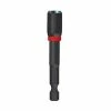 Milwaukee Shockwave Impact Duty 1/4" x 2-9/16" Alloy Steel Magnetic Nut Driver - 49-66-4532 - Drills & Drivers