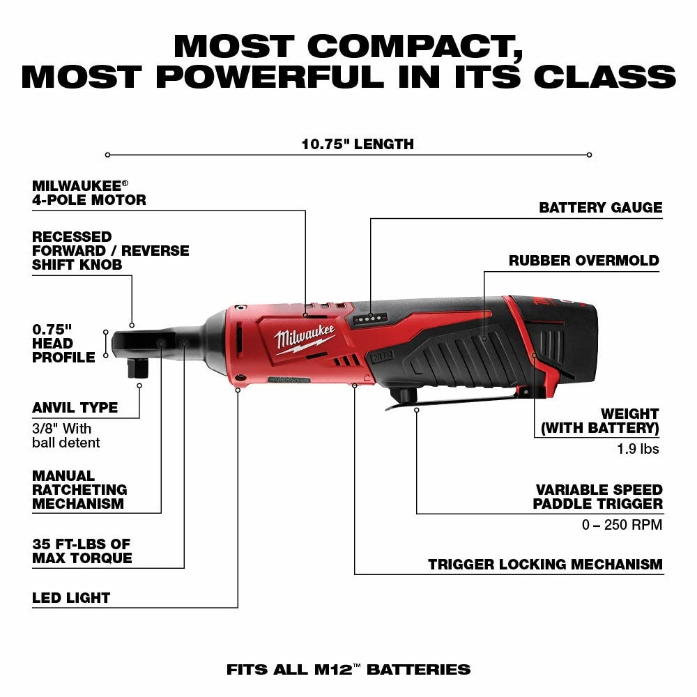Milwaukee M12™ 5-Tool Combo Kit - 2498-25 - Other - Image 2
