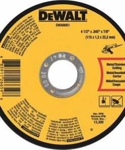 DeWalt 4 1/2 x .045 x 7/8" Metal Cutting Wheel Type 1 DWA8051 - Benchtop Accessories