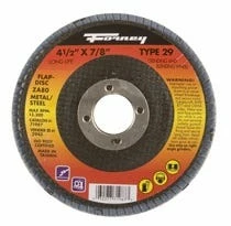 Forney Flap Disc 4 12 inch x 7/8 inch Arbor 80 Grit - Replacement Parts & Accessories - Image 2