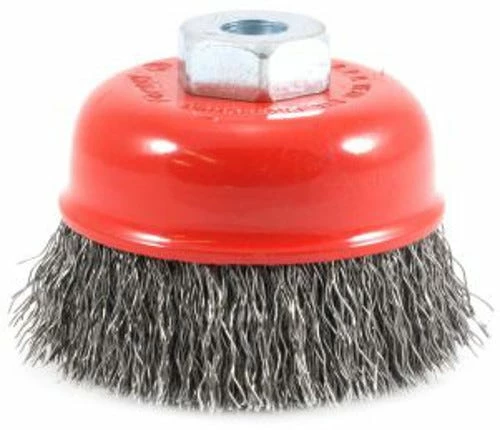 Forney Crimped Wire Cup Brush 2 3/4 inch x m10 x 1.25 - Replacement Parts & Accessories