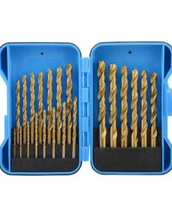 Real Work Tools™ High Speed Steel Titanium Drill Bit Set, 21 Piece - 66664 - Power Tool Accessories