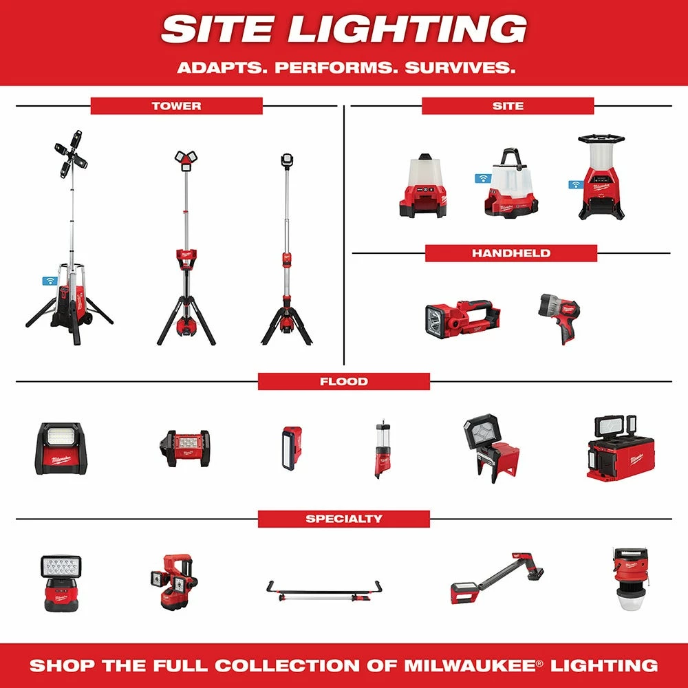 Milwaukee M12 12-Volt Lithium-Ion Cordless 750 Lumen TrueView LED Spotlight, Tool Only - 2353-20 - Replacement Parts & Accessories - Image 3