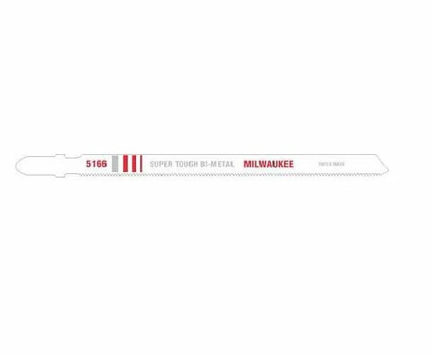 Milwaukee 5-1/4 Inch 24 TPI Bi-Metal Jig Saw Blade 5 Pack 48-42-5166 - Jig Saw Blades