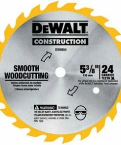 DeWalt 6-1/2" 24T Carbide Blade Framing DW9154 - Replacement Parts & Accessories
