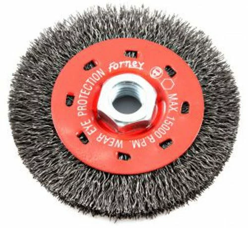 Forney Crimped Wire Wheel 4 inch x 5/8 - Replacement Parts & Accessories - Image 2