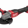 Milwaukee M18 Fuel 18-Volt Lithium-Ion Brushless Cordless 4-1/2" / 6" No Lock Braking Grinder with Paddle Switch - 2980-20 - Grinders