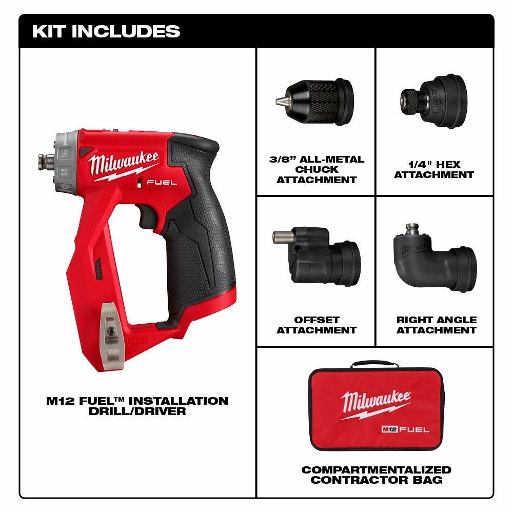Milwaukee M12 FUEL™ Installation Drill/Driver - 2505-20 - Drills - Image 10