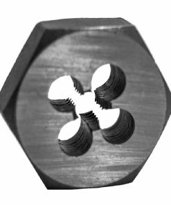Century Drill & Tool Die Fractional Hexagon 1" Across Flats 3/8-24 National Fine - 96206 - Power Tool Accessories