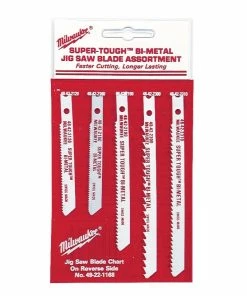Milwaukee U-Shank Jig Saw Blade Assortment - 49-22-1168 - Jig Saw Blades
