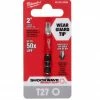Milwaukee Shockwave 2 Inch Impact Torx T27 Power Bit 48-32-4486 - Replacement Parts & Accessories