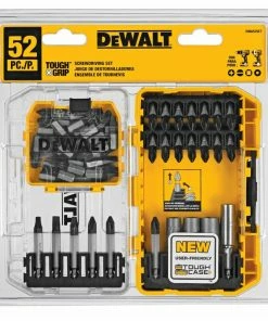 DeWalt Tough Grip™ Screwdriving Bit Sets With Toughcase®+ System DWA52SET - Screw Drivers