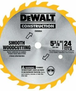 DeWalt 5-3/8" 16T Carbide Saw Blade Fast Woodcutting DW9055 - Replacement Parts & Accessories