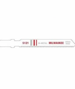 Milwaukee 3 Inch 18 TPI Bi-Metal Jig Saw Blade 5 Pack 48-42-5121 - Jig Saw Blades