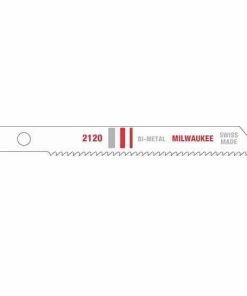 Milwaukee 2-3/4 Inch 18 TPI Bi-Metal Jig Saw Blades 5 Pack 48-42-2120