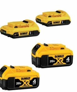 DeWalt 20V MAX* Lithium Ion Battery 4-Pack - DCB324-4 - Replacement Parts & Accessories