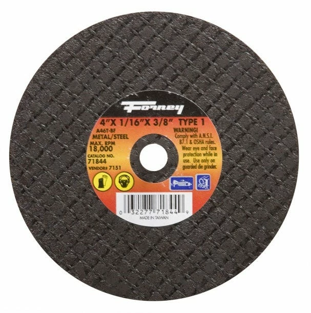 Forney Wheel Abrasive Cut Off 4 inch 71844 - Replacement Parts & Accessories