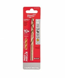 Milwaukee 5/16" Cobalt Red Helix Drill Bit - 48-89-2317 - Drill Bits