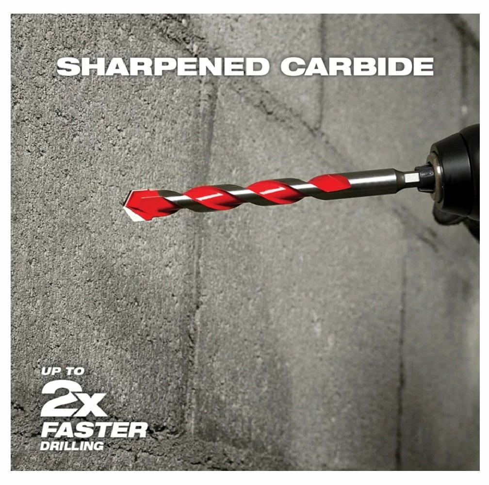 Milwaukee® 3/4" x 10" x 12" Carbide Hammer Drill Bit - 48-20-9046 - Power Tool Accessories - Image 6