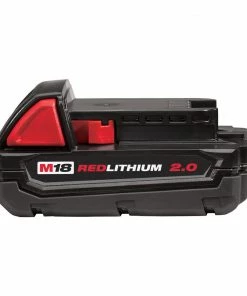 Milwaukee M18 18-Volt 2.0 AH Lithium-Ion Compact Battery - 48-11-1820 - Batteries & Chargers