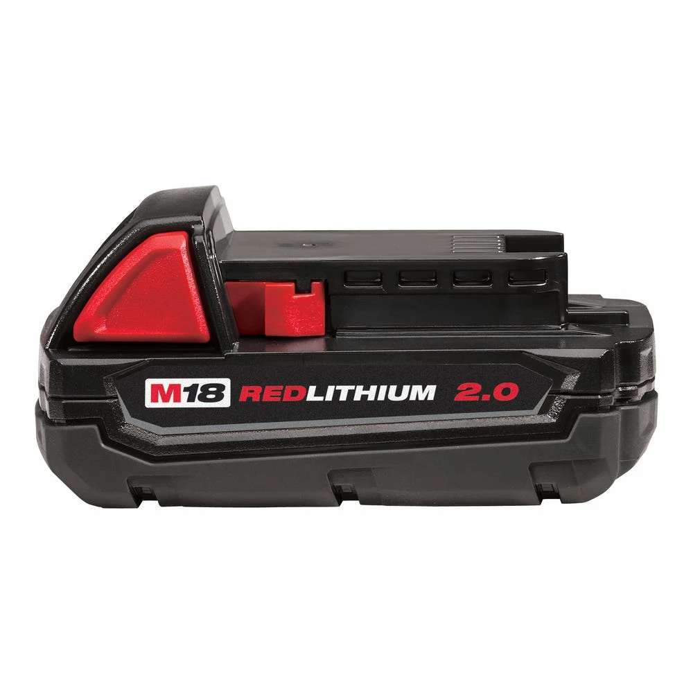 Milwaukee M18 18-Volt 2.0 AH Lithium-Ion Compact Battery - 48-11-1820 - Batteries & Chargers