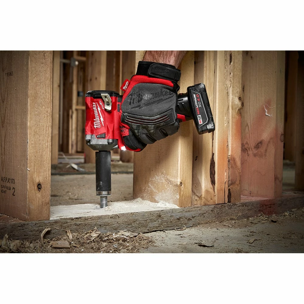 Milwaukee M12 Fuel 12-Volt Lithium-Ion Cordless Brushless Stubby 3/8" Impact Wrench - 2554-20 - Drills - Image 7