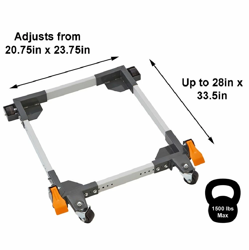 BORA Super Duty Power Tool Adjustable Mobile Base, 1500 lb. Capacity - PM-3500 - Replacement Parts & Accessories - Image 3