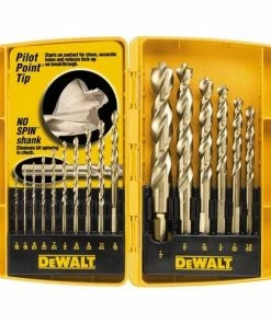 DeWalt 16 Piece Pilot Point Drill Bit DW1956 - Replacement Parts & Accessories