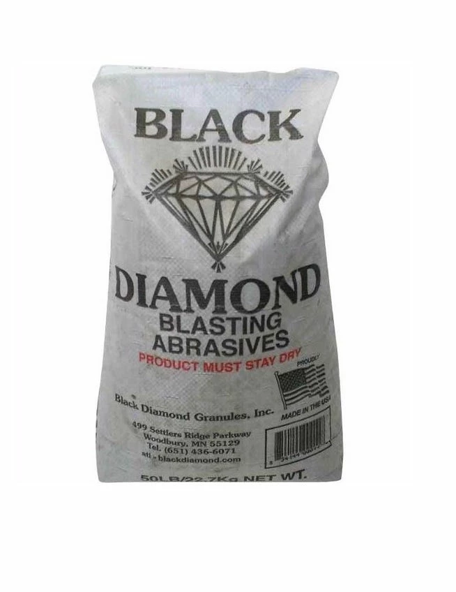 U.S. Minerals Black Diamond Blasting Abrasive 50 LBS Black - 1240 - Grinders, Polishers & Sanders - Image 2