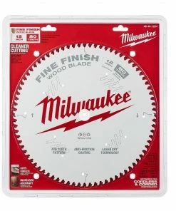 Milwaukee 12 Inch 80T Fine Finish Circular Saw Blade 48-40-1224 - Circular Saw Blades